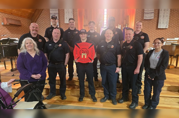 Oklahoma City Firefighters Honored with Plaque by Trinity Lutheran Church on 30th Anniversary of Bombing