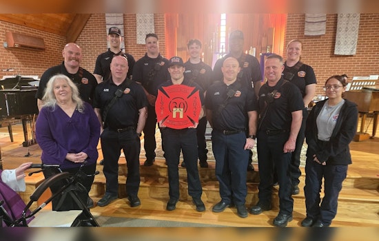 Oklahoma City Firefighters Honored with Plaque by Trinity Lutheran Church on 30th Anniversary of Bombing