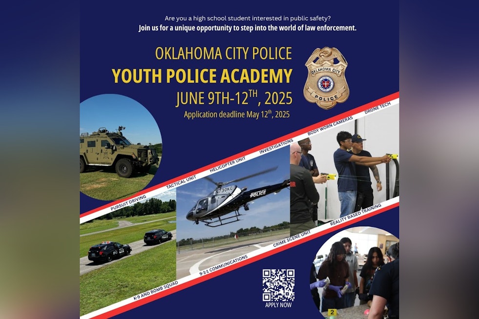 Oklahoma City Police Department Invites Teens to Attend Youth Police Academy in June