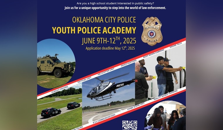 Oklahoma City Police Department Invites Teens to Attend Youth Police Academy in June