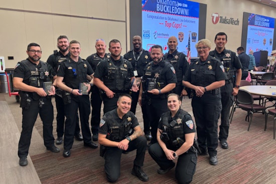 Oklahoma County Sheriff's Deputies Honored with Traffic Safety Awards at 32nd Annual Oklahoma Buckledown Awards in Tulsa