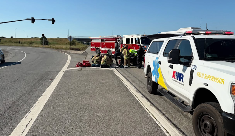 One Critically Injured in Vehicle-Motorcycle Collision on Hwy 101 in Morgan Hill, Emergency Services Respond Promptly