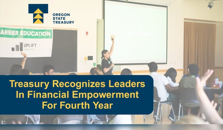 Oregon Honors Financial Literacy Champions, Bend Educator and Portland Nonprofit Lead the Way