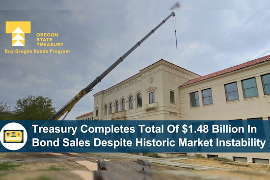 Oregon State Treasury Secures $1.5 Billion Bond Sale Boosting Affordable Housing and Infrastructure Amid Market Volatility
