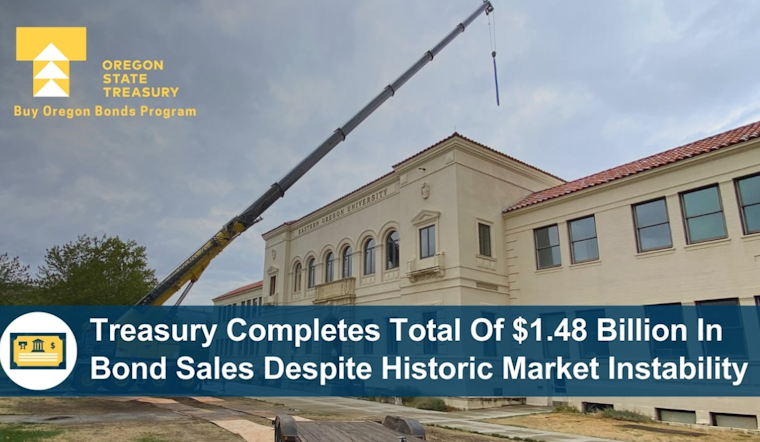 Oregon State Treasury Secures $1.5 Billion Bond Sale Boosting Affordable Housing and Infrastructure Amid Market Volatility