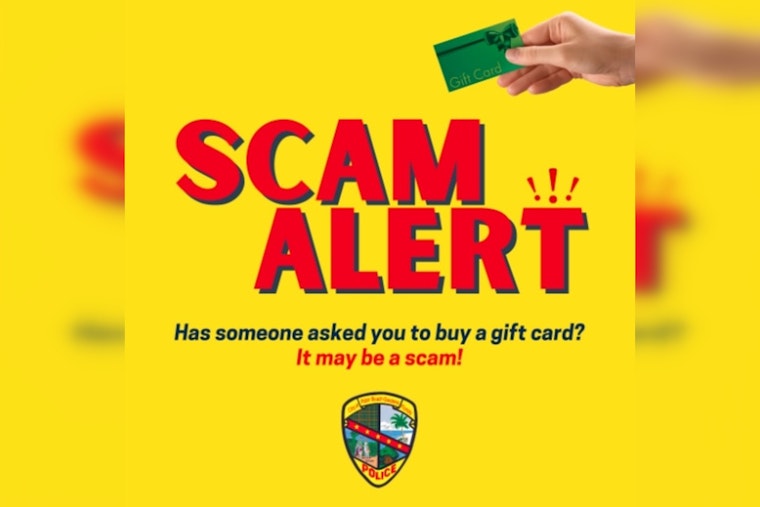Palm Beach Gardens Officials Alert Residents to Gift Card Scam Calls Posing as Authority Figures