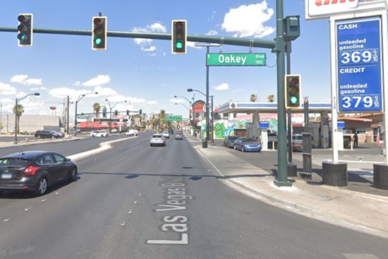 Pedestrian Critically Injured After Being Struck by Vehicle on East Oakey Boulevard in Las Vegas