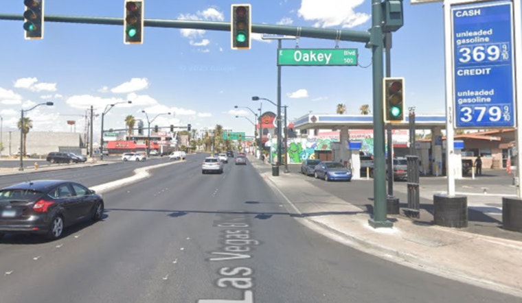 Pedestrian Critically Injured After Being Struck by Vehicle on East Oakey Boulevard in Las Vegas
