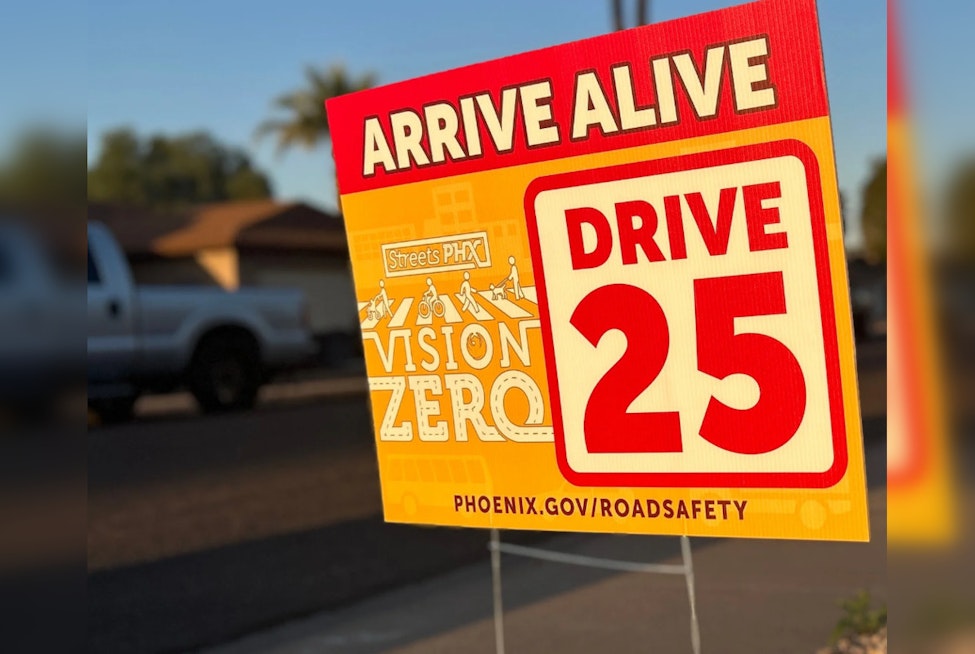 Phoenix Launches Vision Zero Yard Sign Program to Boost Road Safety Awareness