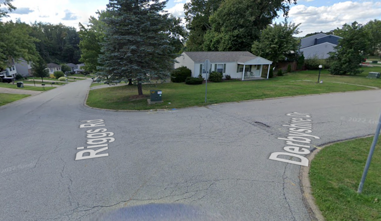 Pickup Truck Plunges into Sinkhole on Riggs Road Amid Water Main Break
