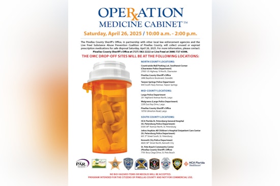 Pinellas County Mobilizes Against Prescription Drug Abuse with Operation Medicine Cabinet Event