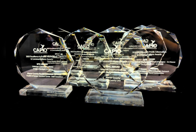 Placer County Clinches Eight CAPIO EPIC Awards for Communication Excellence