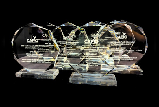 Placer County Clinches Eight CAPIO EPIC Awards for Communication Excellence