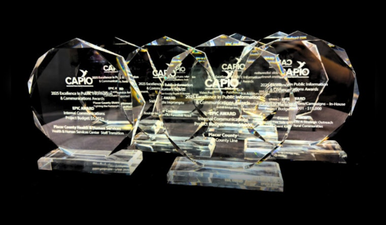 Placer County Clinches Eight CAPIO EPIC Awards for Communication Excellence