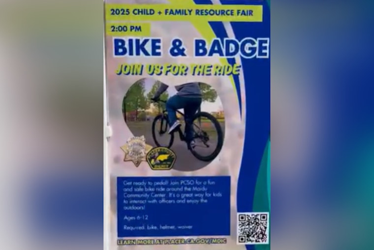 Placer County Sheriff's Office Champions Child & Family Support with Bike Giveaway and Safety Activities