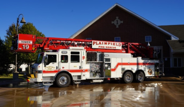 Plainfield Township Firefighters Heroically Rescue Climber Stranded 70 Feet Up a Tree