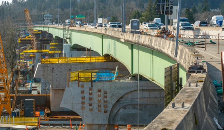 Plan Ahead, I-205 and Abernethy Bridge Construction to Affect OR 43, OR 99E, and I-205 Traffic This Week