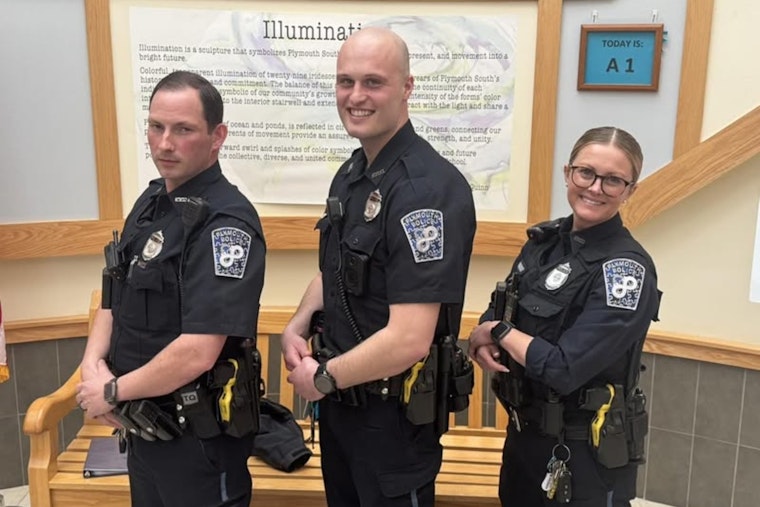 Plymouth Police Department Embraces Autism Awareness with Commemorative Patches for School Resource Officers