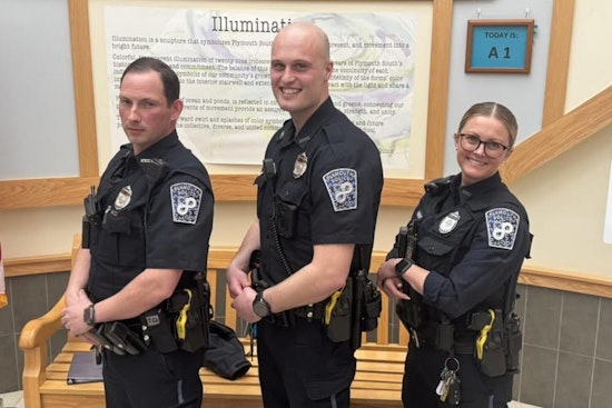 Plymouth Police Department Embraces Autism Awareness with Commemorative Patches for School Resource Officers