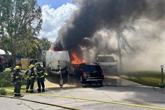 Port St. Lucie Home Engulfed in Flames Fire Destroys Property Vehicles and Boat