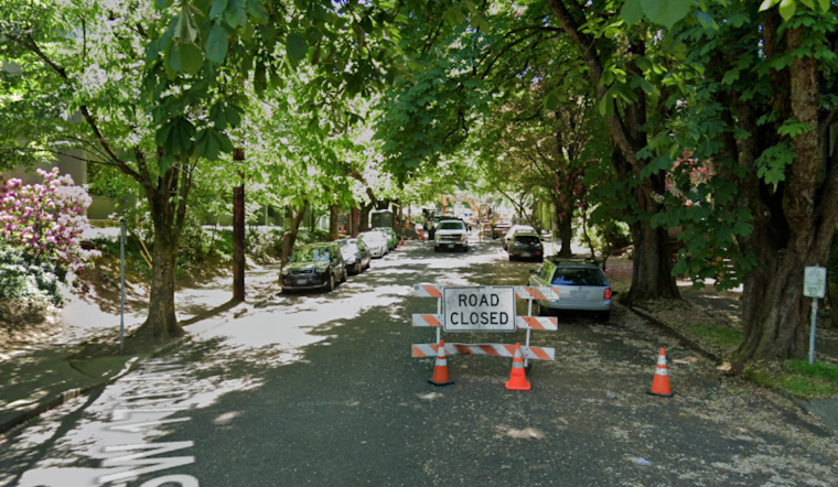Portland's SW 17th Avenue Closed Due to Emergence of Sinkhole, Repair Work Scheduled