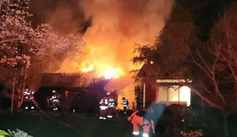 Potomac Blaze Linked to Recharging Batteries: Firefighters Tame Garage Inferno, No Injuries Reported