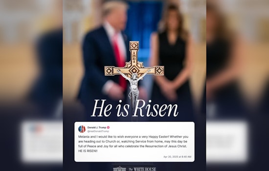 President Trump and First Lady Extend Warm Easter Greetings to the Nation