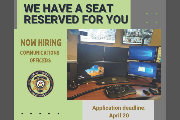 Pueblo County Sheriff's Office Seeking New Communications Officers, Application Deadline Approaching