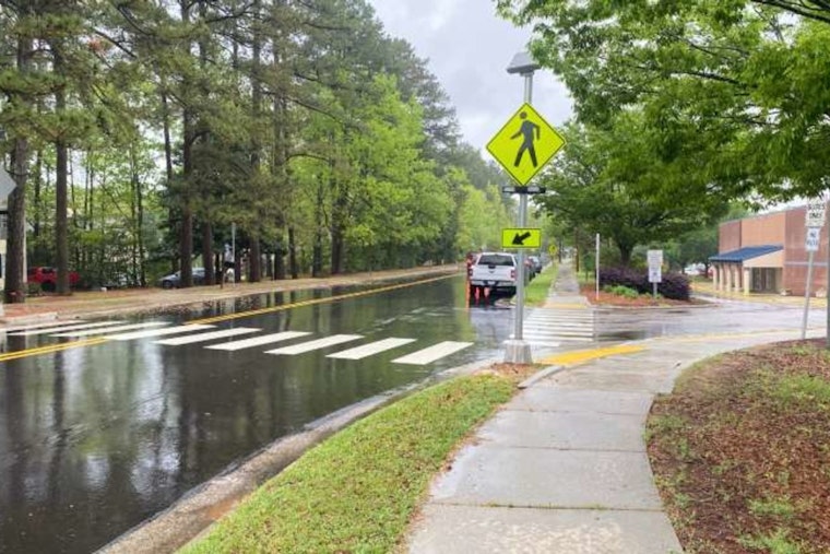 Raleigh Boosts Pedestrian Safety Near School with New Flashing Crosswalk Beacons