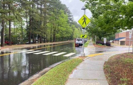 Raleigh Boosts Pedestrian Safety Near School with New Flashing Crosswalk Beacons