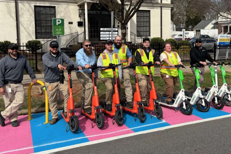 Raleigh Enhances Glenwood South with Revamped Scooter Parking, Seeks Public Input