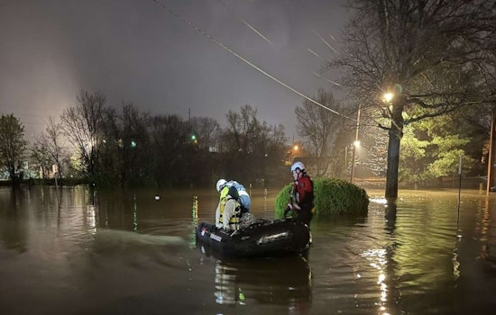 Raleigh Firefighters Join Rescue Efforts in Flood-Stricken Frankfort, Kentucky