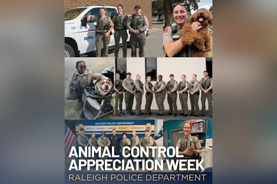 Raleigh Police Department Honors Animal Control Officers During Appreciation Week