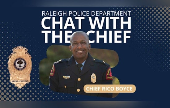 Raleigh Police Department Invites Community to 'Chat with the Chief' Sessions for Open Dialogue