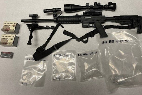 Ramona Traffic Stop Leads to Arrest for Possession of Methamphetamines and Firearm