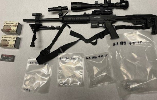 Ramona Traffic Stop Leads to Arrest for Possession of Methamphetamines and Firearm