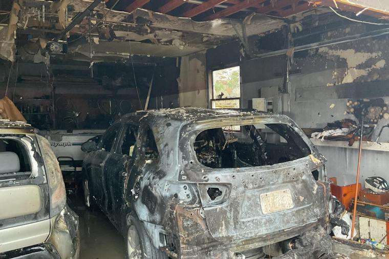 Recalled Kia Sorento Bursts into Flames in South Euclid Garage, No Injuries Reported