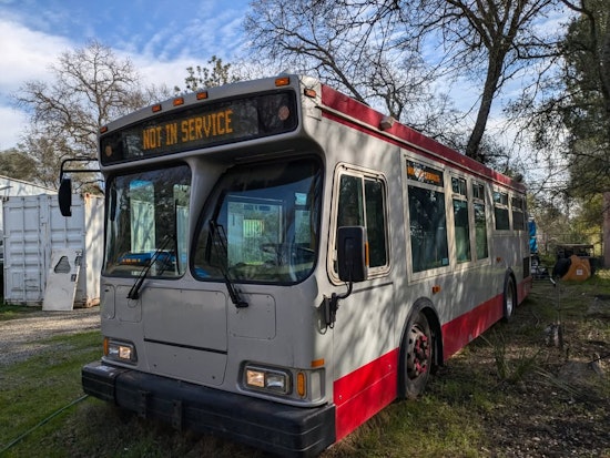 Retired San Francisco Muni Bus Listed for Sale at $8,000 in Sacramento