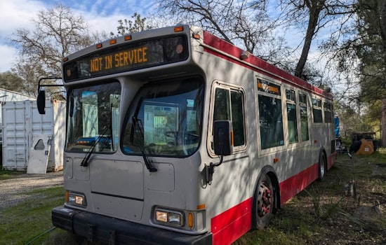 Retired San Francisco Muni Bus Listed for Sale at $8,000 in Sacramento
