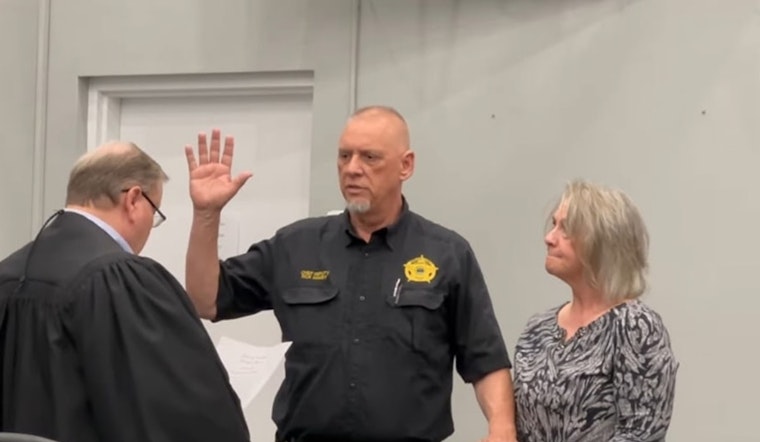 Rick Hamby Sworn In as Morgan County Sheriff Following Wayne Potter's Passing