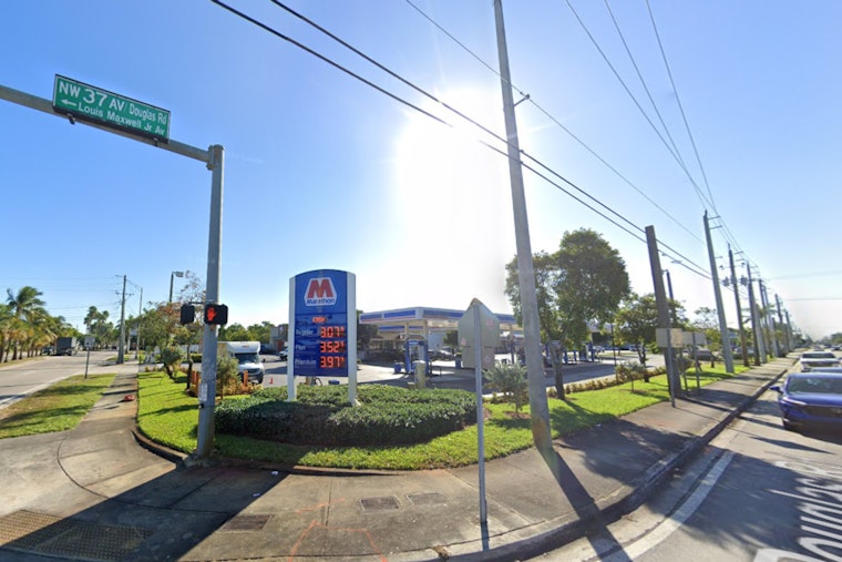 Riddled and Burned Vehicle Sparks Investigation Near Miami Gardens Gas Station