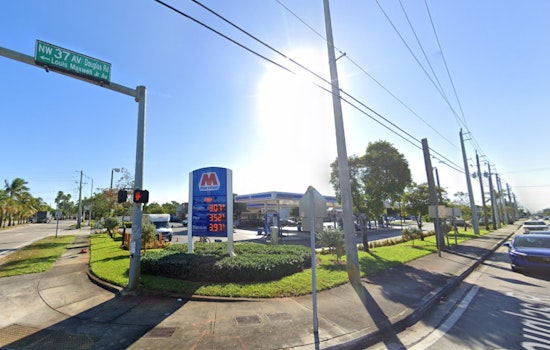 Riddled and Burned Vehicle Sparks Investigation Near Miami Gardens Gas Station