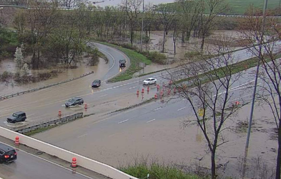 Rising Waters Force Closure of Key Franklin County Ramps, Disrupting Traffic