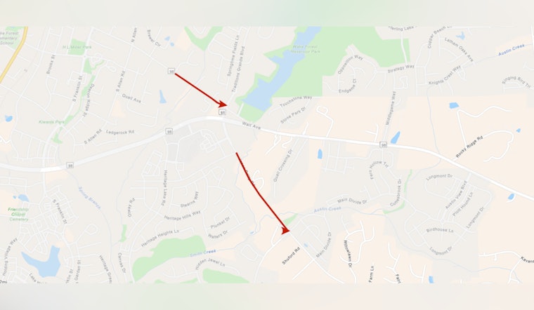 Road Widening on Jones Dairy Road in Wake Forest to Cause Delays Through Mid-May