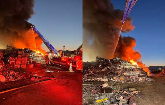 Salt Lake City Firefighters Tackle Major Blaze at Recycling Center, Brace for Multi-Day Effort