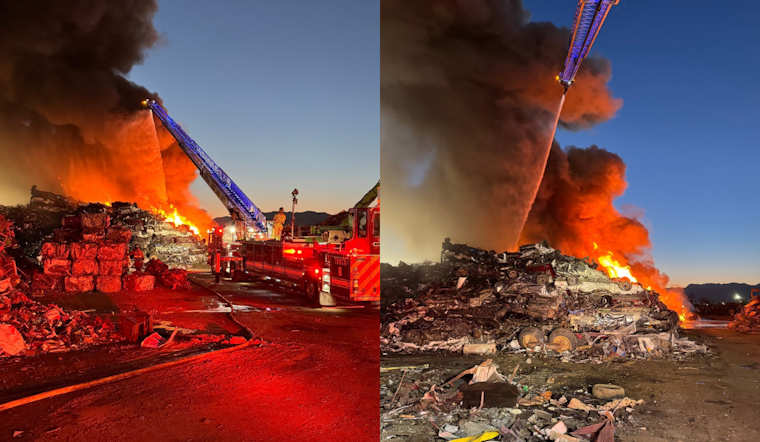 Salt Lake City Firefighters Tackle Major Blaze at Recycling Center, Brace for Multi-Day Effort