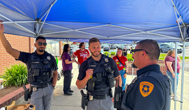 Salt Lake City Police Foster Community Relations Over Coffee at Local Target