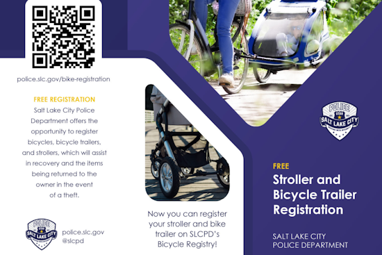 Salt Lake City Police Introduces Free Registration for Strollers and Bike Trailers to Combat Theft