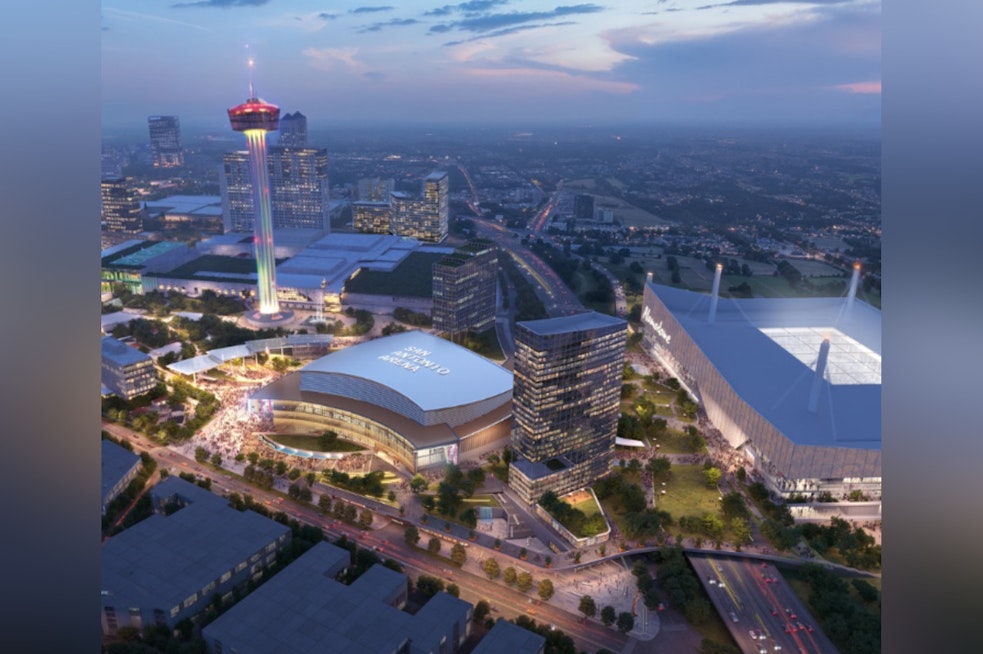 San Antonio Spurs Join City and County in MOU for New Downtown Sports and Entertainment District