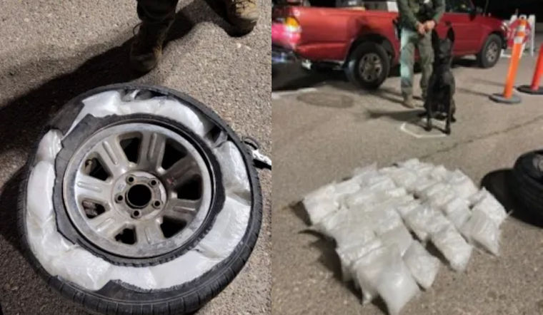 San Diego Border Patrol Seizes $175K Worth of Meth Hidden in Spare Tire